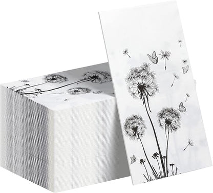 100 Sheets Dandelion Guest Towels Disposable by Pajean