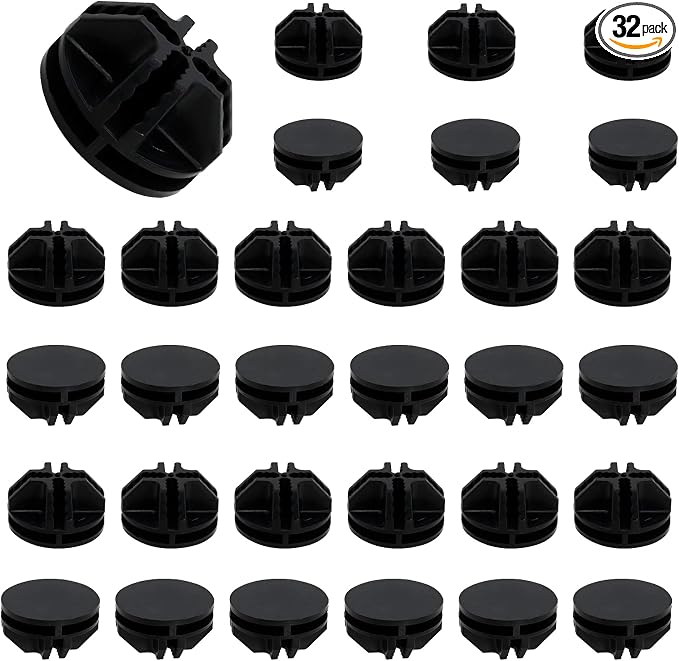 32 Pcs Black Plastic Connector, Wire Grid Cube Connector by Bonsicoky