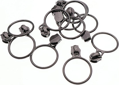 Leekayer #5 Black Nickel Metallic Nylon Coil Teeth Zippers by The Yard Bulk 10 - Image 5