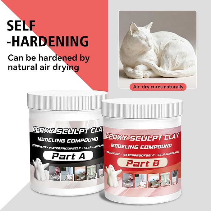 Epoxy Sculpt Clay, Self-Hardening Model Magic Sculpt Epoxy Clay, A&B 2 Part - Image 6