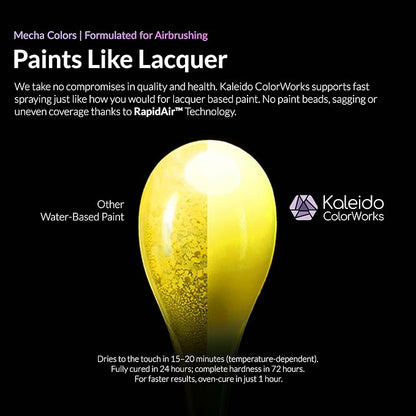 Gaahleri Kaleido Mecha 24-Color Set – Water-Based Acrylic Airbrush Paint Kit - Image 3