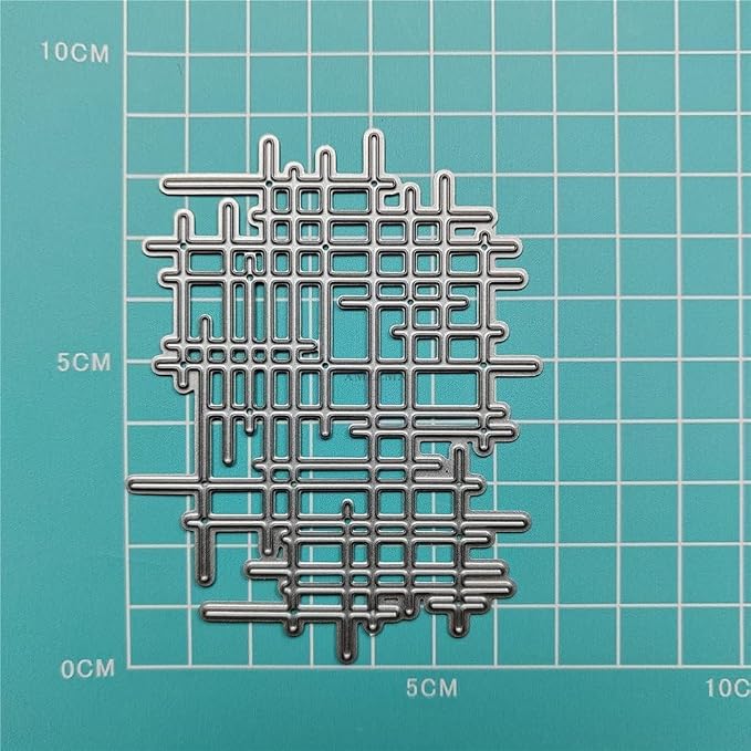 1Pc Silver Irregular Lines Metal Cutting Dies - Image 3