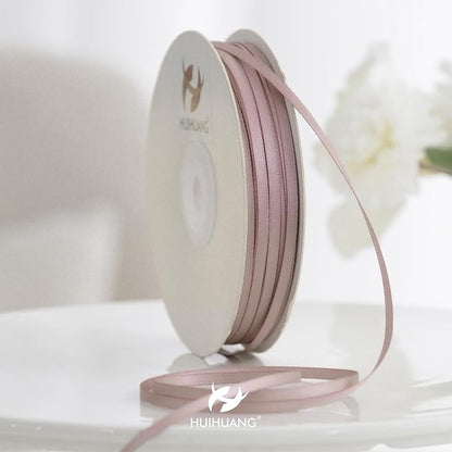 HUIHUANG Solid Color Satin Ribbon 1/8 inch x 100 Yards Roll Ribbon Double Faced - Image 4