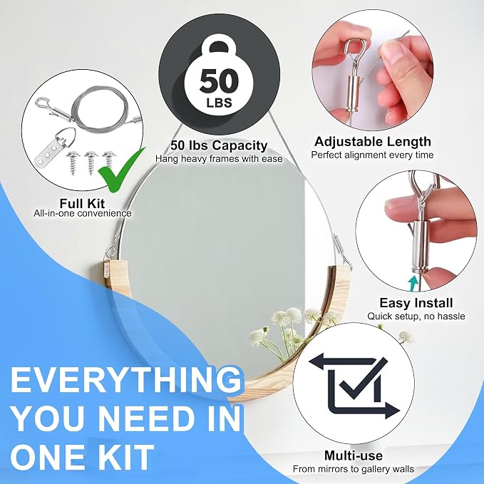 Picture Hanging Kit for Frames & Mirrors - Image 5