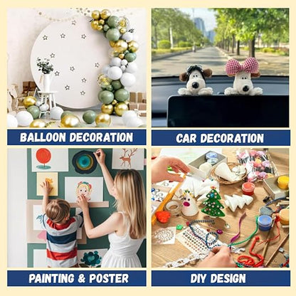 350 pcs Double Sided Sticky Dots –Easy to Peel Sticky Dots, and DIY Projects - Image 4