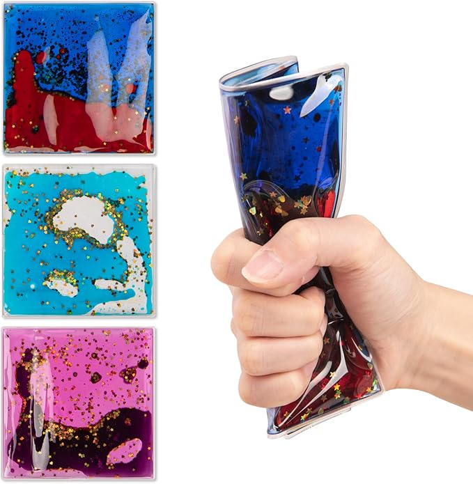 Art3d 6”x6” Square Sensory Fidget Liquid Motion Tiles - Image 9