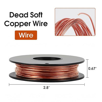 22 Gauge 183 Feet 5 oz 99.9% Dead Soft Copper Wire - Image 4