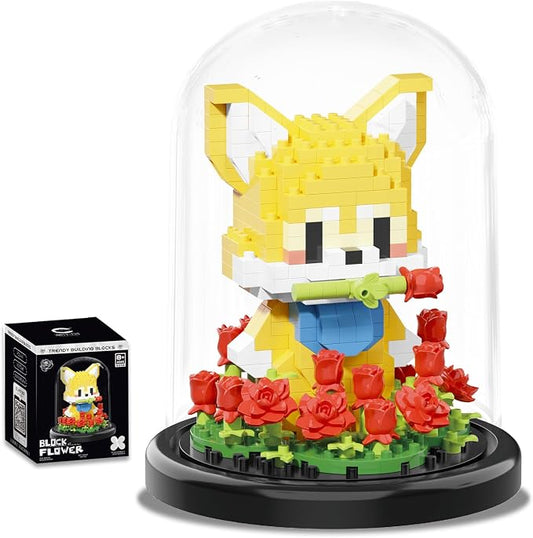 Artificial Flower Animal Toy Building Set by Unknown