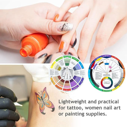 Mcbazel 3 Pieces Color Mixing Guides Wheel, Paint Mixing Learning Guide Art - Image 7