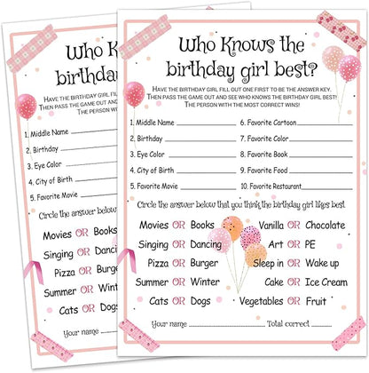 Who Knows the Birthday Girl Best by ALodr