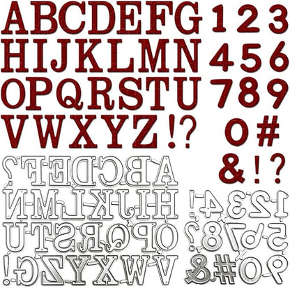 Letters and Number Metal Cutting Dies by Unknown