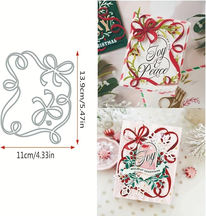 Festivals Metal Cutting Die for Scrapbooking, Christmas Cut Stencils for DIY - Image 2