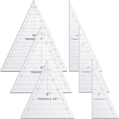 Kigley 3 Set Tall Triangle Rulers by Kigley
