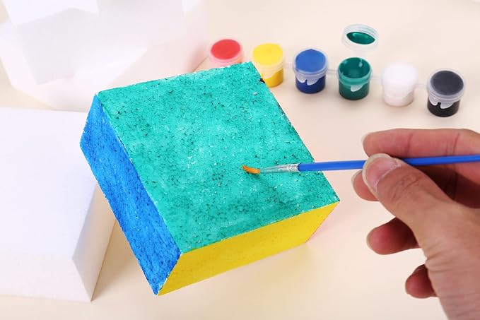 AMZQNART 8 Pack Crafts Foam Blocks, Flower Arrangements, School and Home DIY. - Image 4