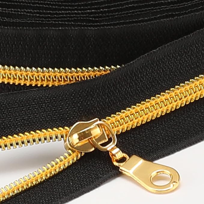Sawoake 10 Yards Bulk Zipper, Replacement Sewing Zipper by Zipper