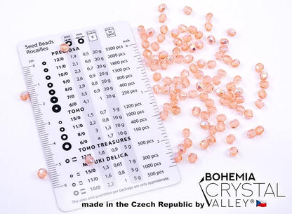 100 pcs of Faceted Fire Polished Pressed Czech Glass Beads 4mm, 70120-28701 - Image 2