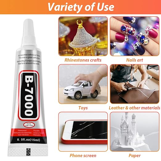B7000 Clear Adhesive with Precision Tips - Image 7