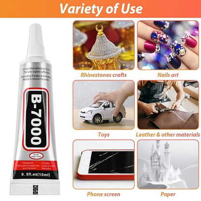 B7000 Clear Adhesive with Precision Tips - Image 7
