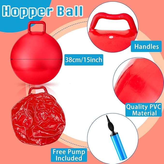 Lewtemi 3 Pcs 15 Inch Bouncing Ball - Image 2