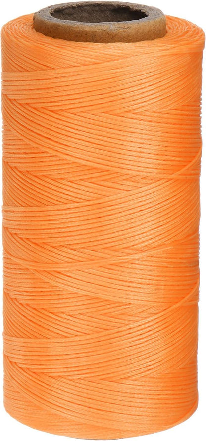 uxcell Leather Sewing Waxed Thread, 284 Yards / 260m 0.8mm 150D Flat Polyester by uxcell