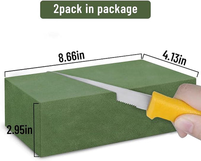 Max Shape Floral Foam Blocks Large 9 Inch, Pack 2 of Wet Floral Foam Bricks - Image 5