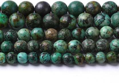 8mm 90pcs Natural African Turquoise Stone Beads by NaturalStoneBeads