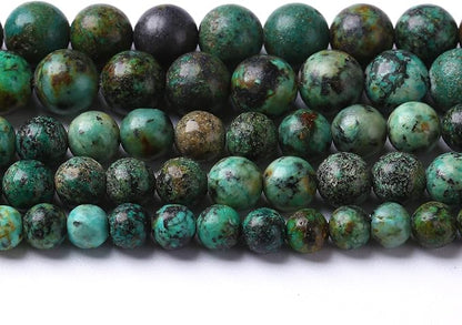 10mm 38pcs Natural African Turquoise Stone Beads by NaturalStoneBeads