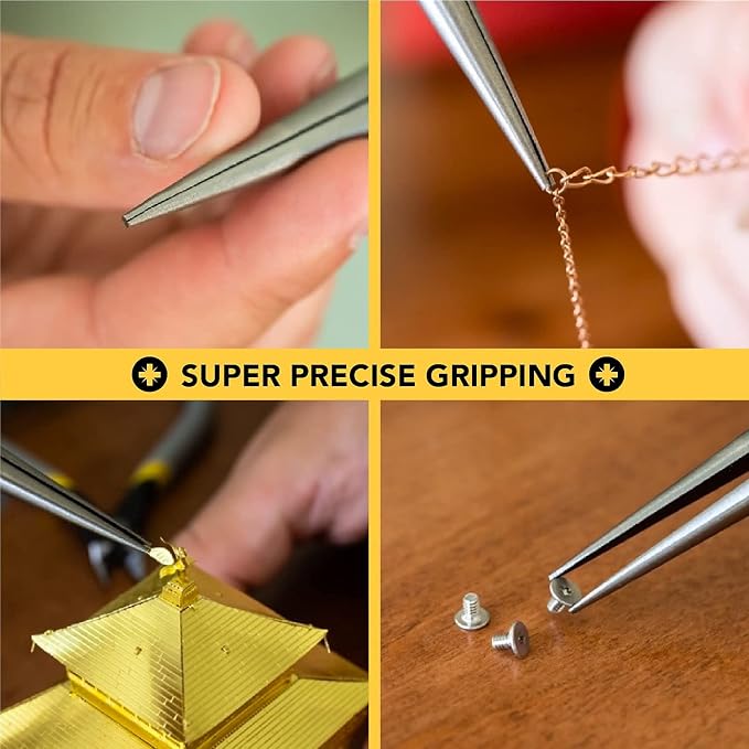 Super Precision Long Needle Nose Pliers - Image 2