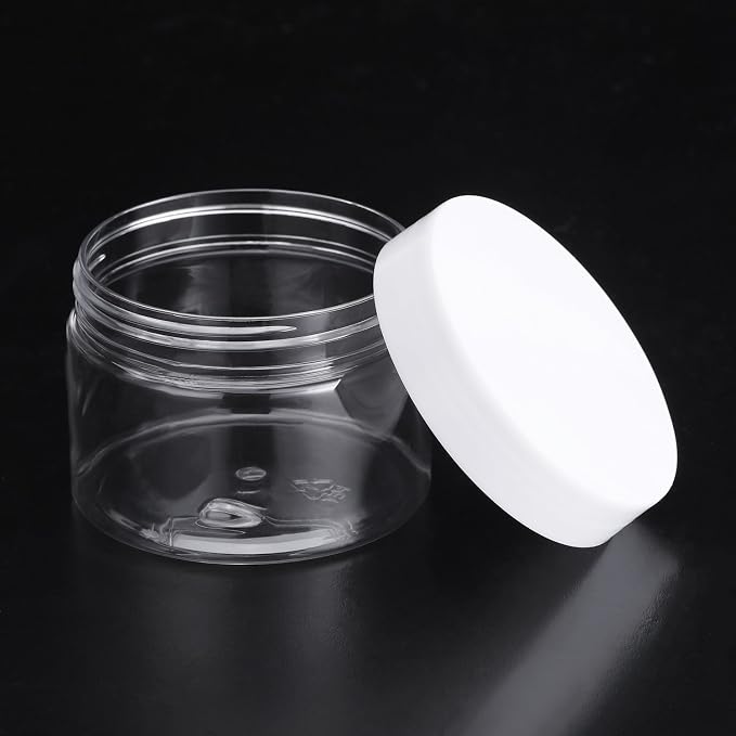 SATINIOR 12 Pack 6 oz Plastic Container Jars - Image 5