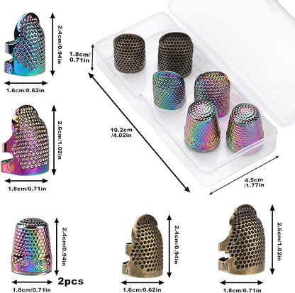 Sewing Thimble, Thimbles for Hand Sewing, Metal Thimbles for Hand Sewing - Image 2