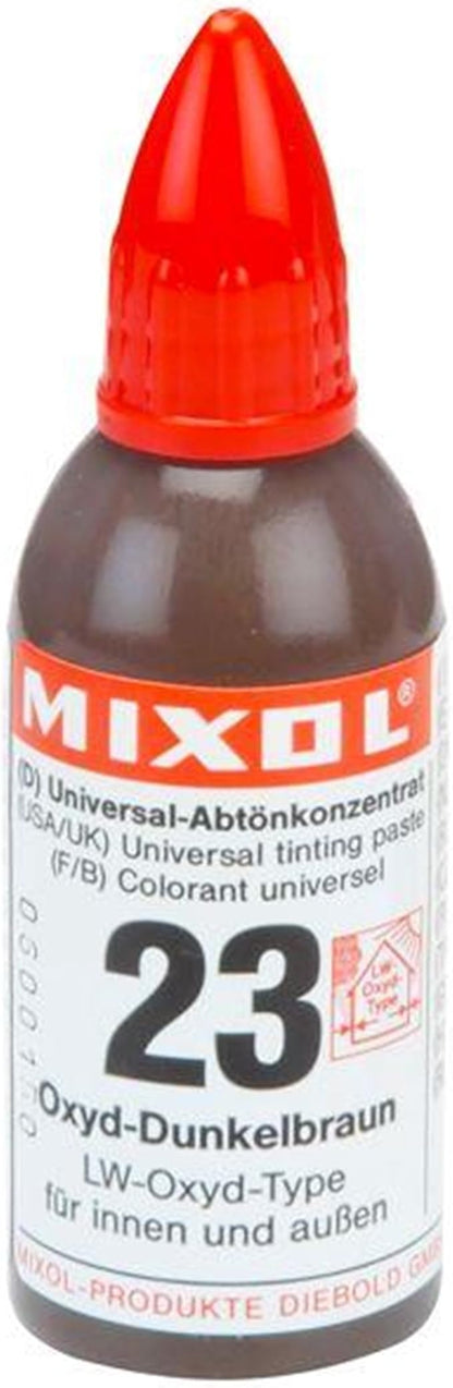 Mixol Universal Tints, Oxide Dark Brown, 20 Ml by SoloGuitars
