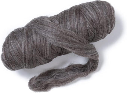Kondoos Multi Colored Natural Wool roving, 1 lb. Best Wool by Kondoosnaturalfibers