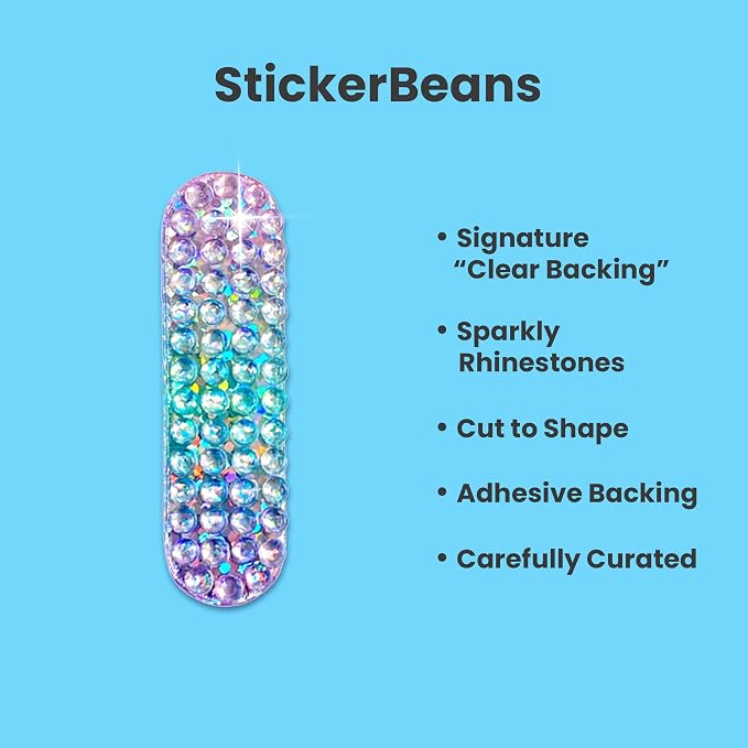 StickerBeans® Rhinestone Alphabet Letter Sticker I - Image 2