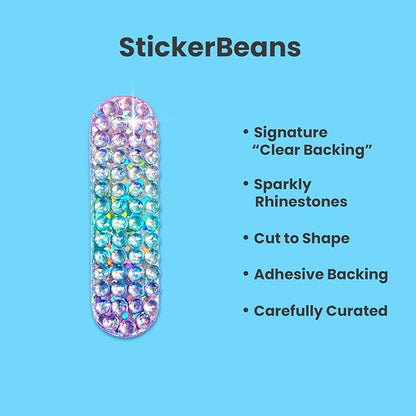 StickerBeans® Rhinestone Alphabet Letter Sticker I - Image 2