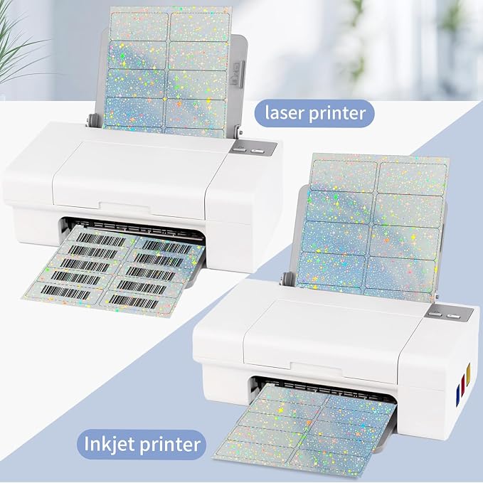 STARLIBOO Shipping Labels Stickers, Permanent Adhesive Sticker - Image 3