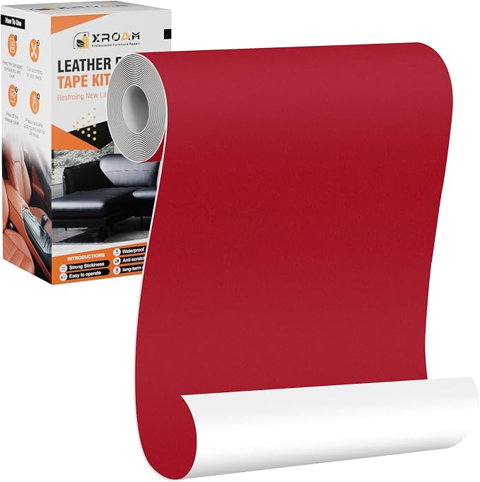 Leather Repair Tape, 4.7x63 inch Leather Patches by ProfessionalFurnitureRepair