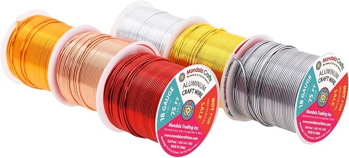 Mandala Crafts 18 Gauge Anodized Aluminum Craft Wire - Image 2