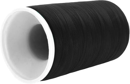 Mandala Crafts Bonded Nylon Thread Black Heavy Duty Sewing Threads - Image 2