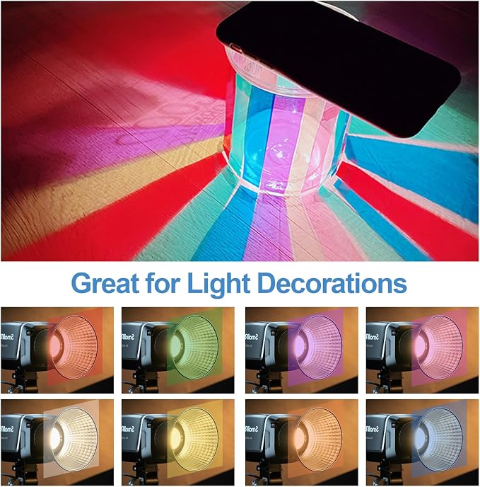200 Pcs Colored Cellophane Sheets, Cellophane Wrap Paper Color Cello Sheets - Image 5