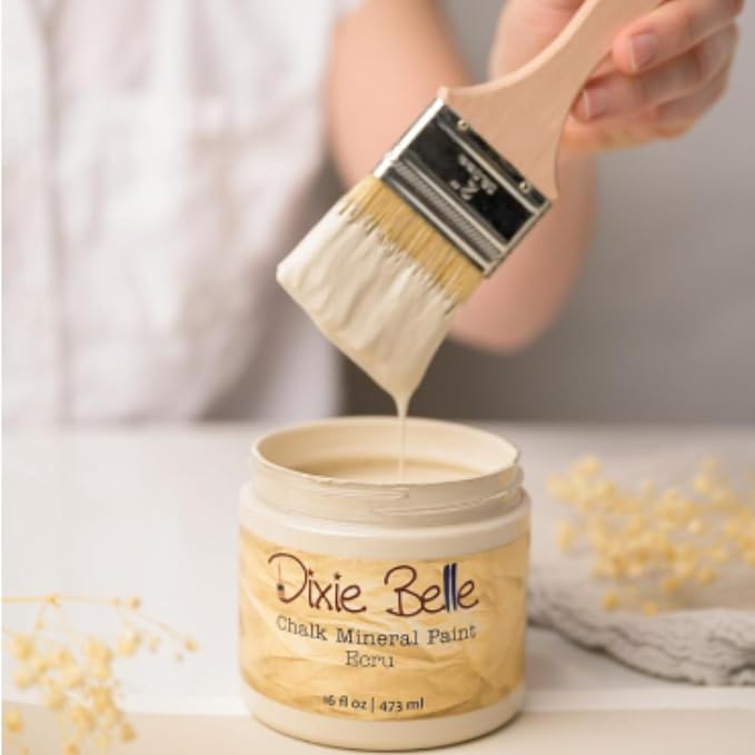 Dixie Belle Paint Company Chalk Finish Furniture Paint – Ecru – Matte Chic - Image 4