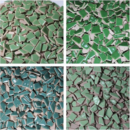 Ceramic Mosaic Tiles for Crafts & Art Projects 200 Grams Vibrant Colors Pieces - Image 4