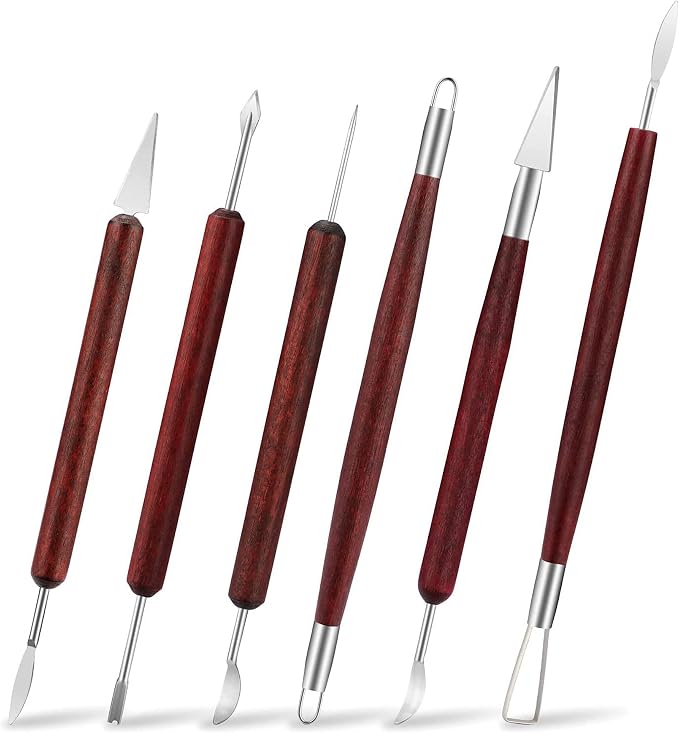 LINPHCEY 6-Piece Clay Sculpting Tools Set Perfect by LINPHCEY
