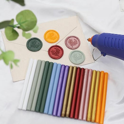 Lilac Purple Wax Seal Sticks 26pcs, Andotopee Glue Gun Wax Seal Sticks - Image 3