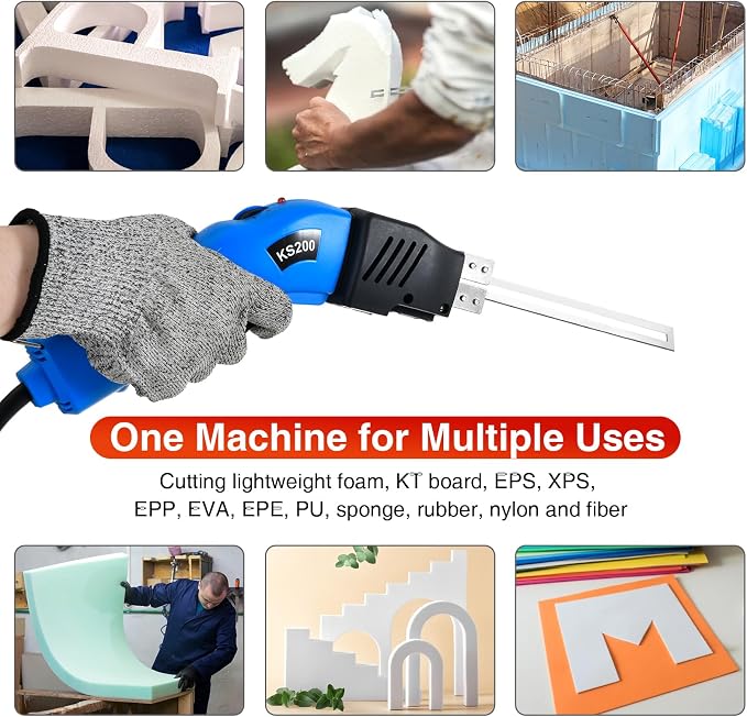 Hot Knife Foam Cutter Air Cooled 200W Electric Hot Knife Styrofoam Cutter Foam - Image 7