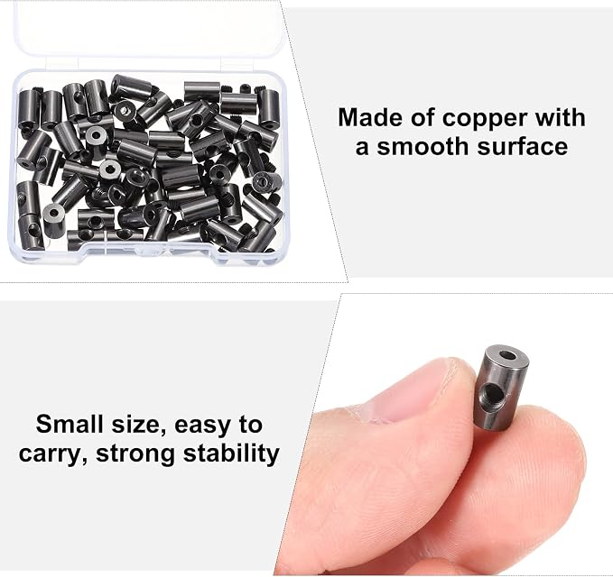 MECCANIXITY 50 Pcs Metal Locking Pin Backs, Locking Pin Keepers Clasp 9mm - Image 5