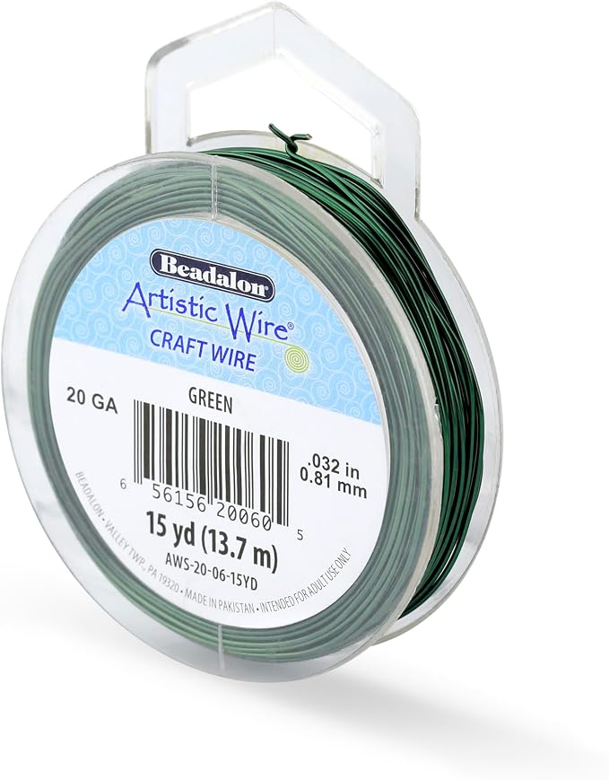 Artistic Wire, 20 Gauge Tarnish Resistant Colored Copper Craft Wire, 15 yd by Unknown