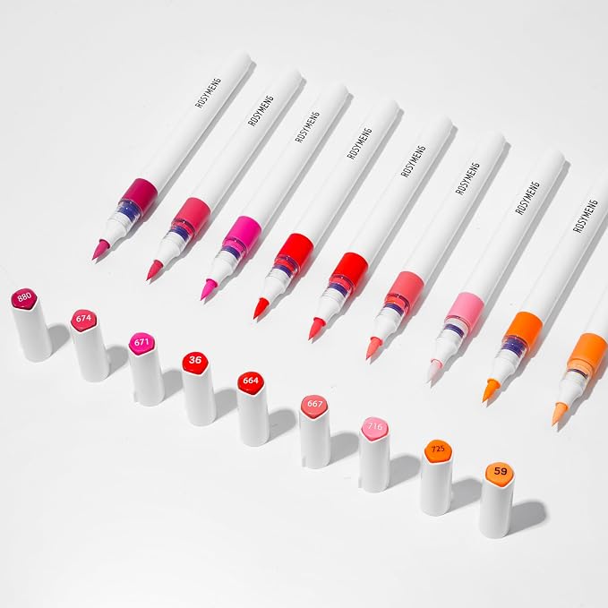ROSYMENG 9 Color Acrylic Paint Pens, Quick-Drying Waterproof Acrylic Paint by Unknown