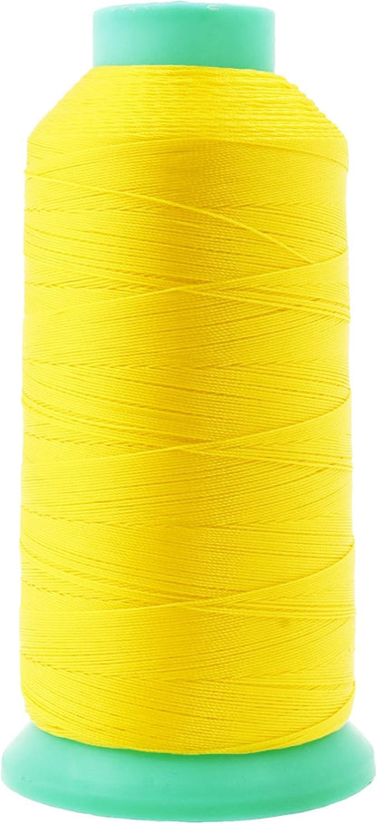 Mandala Crafts Bonded Nylon Thread Yellow Heavy Duty Sewing Threads by MandalaCrafts
