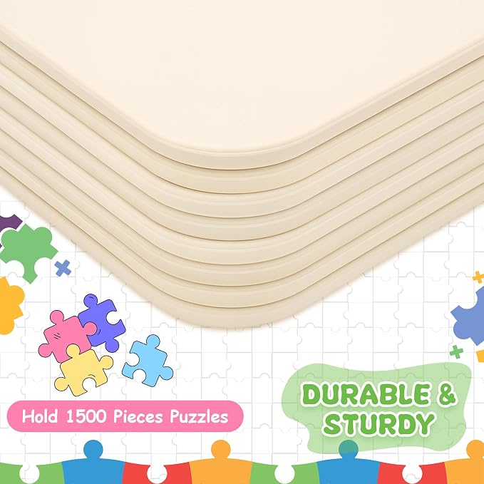 8 Pcs 15'' x 10.5' Extra Large Puzzle Sorting Trays Stackable Puzzle Trays - Image 3