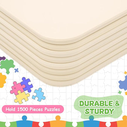 8 Pcs 15'' x 10.5' Extra Large Puzzle Sorting Trays Stackable Puzzle Trays - Image 3